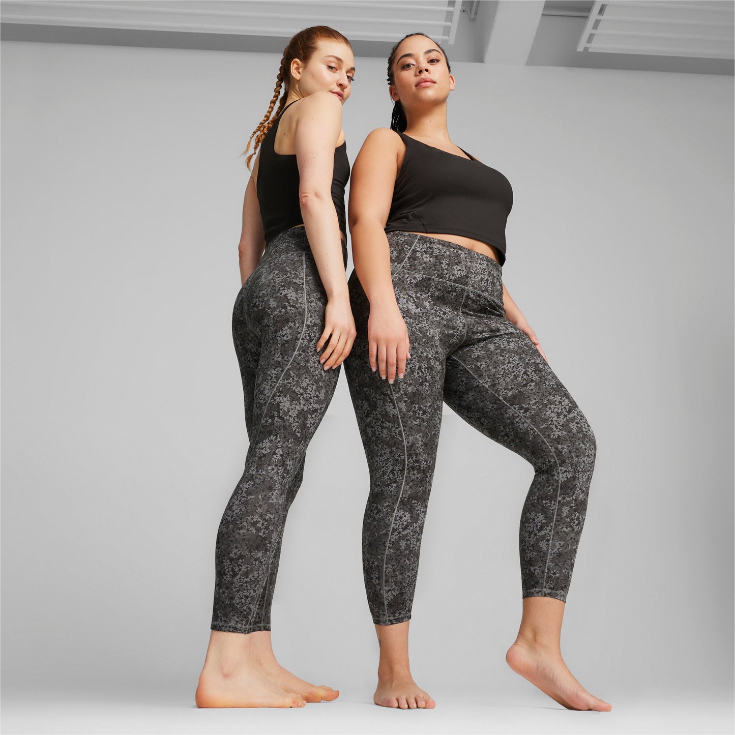 Pantalon De Dama Studio Foundations Hw 7/8 Aop Tight Marca Puma