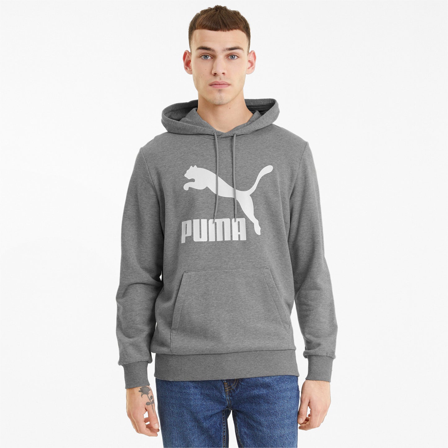 Jacket Classics Logo Hoddie TR De Hombre Marca Puma