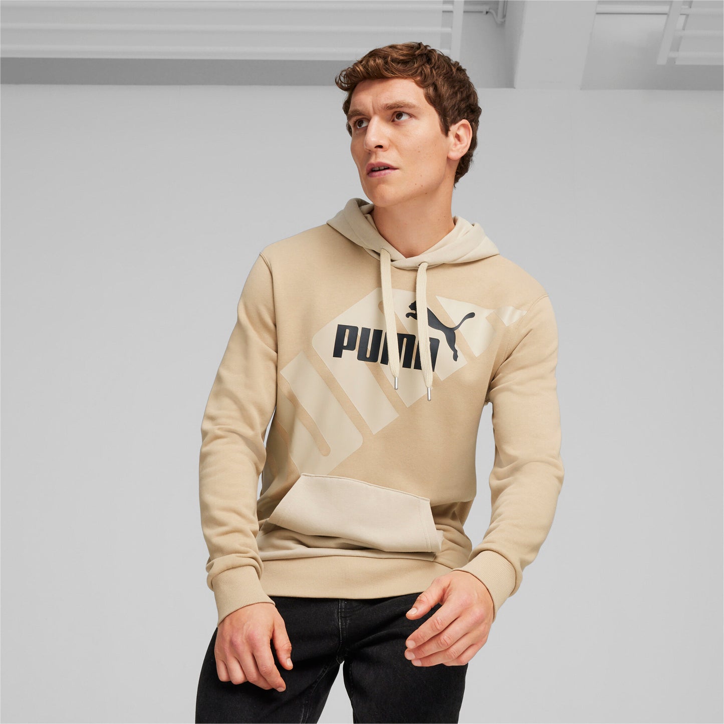 Sweter De Hombre Power Graphic Hoodie Tr Marca Puma