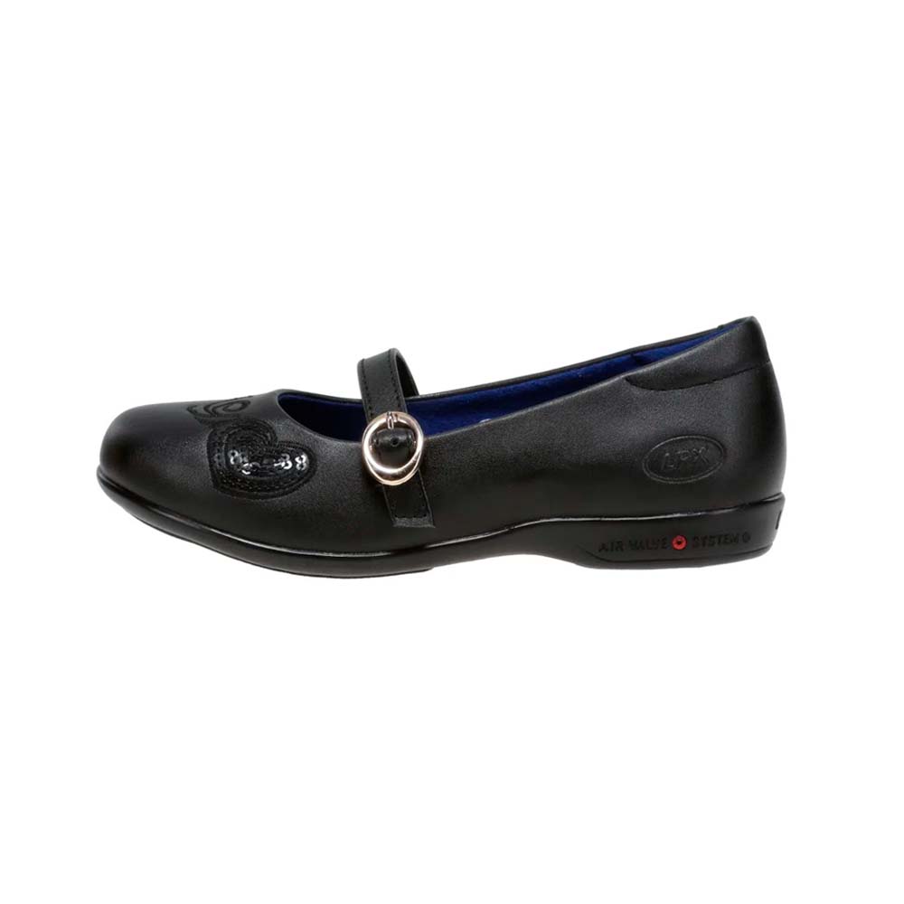Zapato Escolar Land Rover RLX de niña color negro