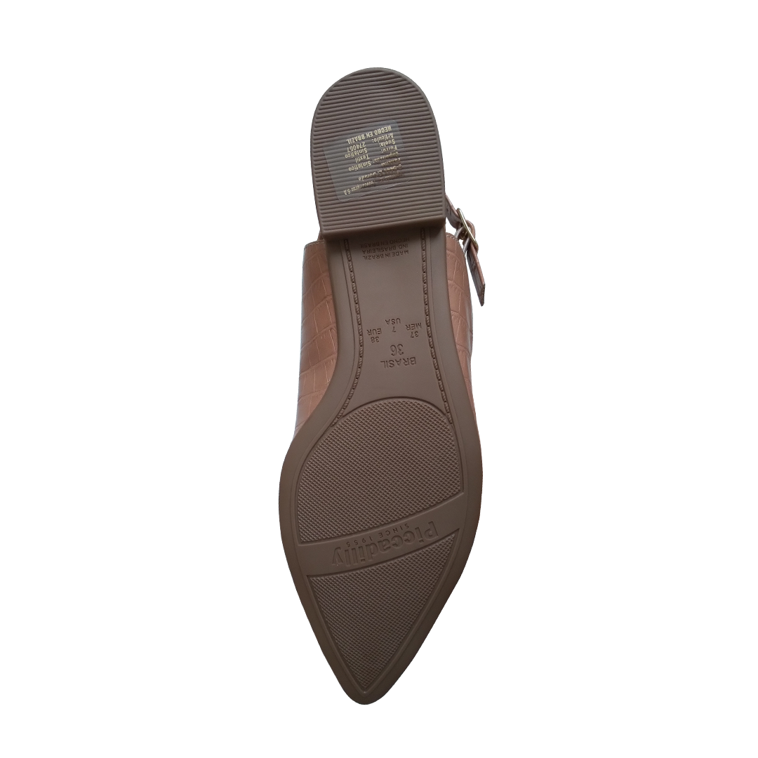 Zapato De Dama Destalonado Color Beige | Marca PICCADILLY