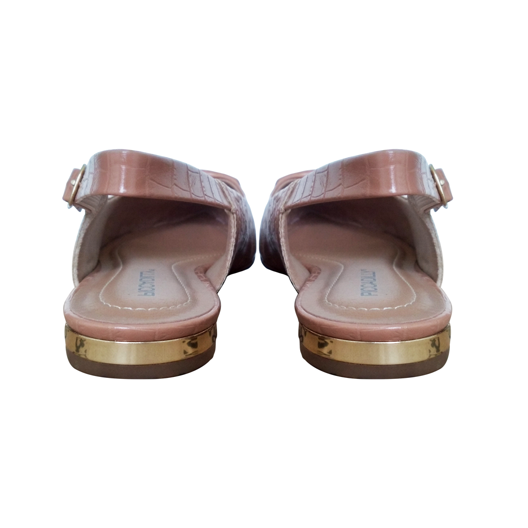 Zapato De Dama Destalonado Color Beige | Marca PICCADILLY