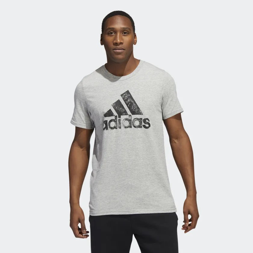 Camiseta de Hombre Gris Marca ADIDAS