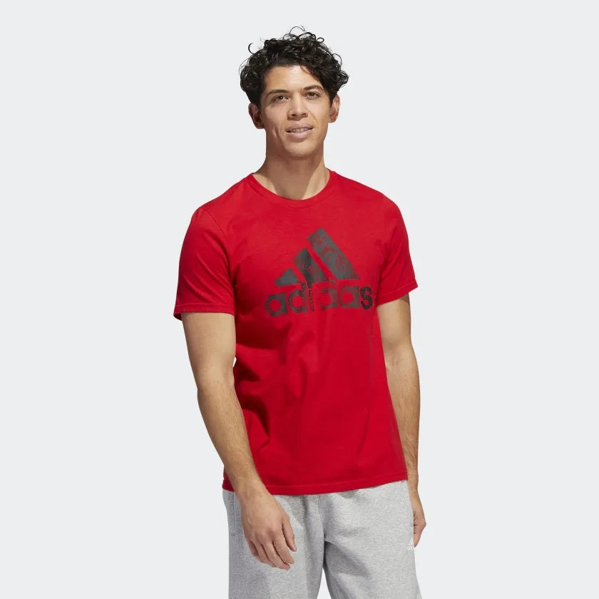 Camiseta de Hombre Roja Marca ADIDAS