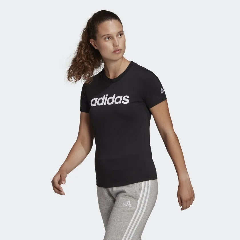 Camiseta Deportiva De Dama Color Negra| Marca ADIDAS