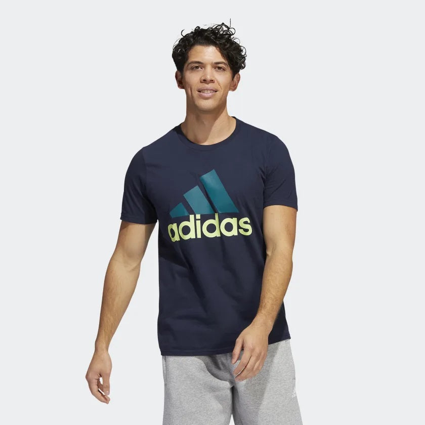 Camiseta de Hombre Azul Marca ADIDAS