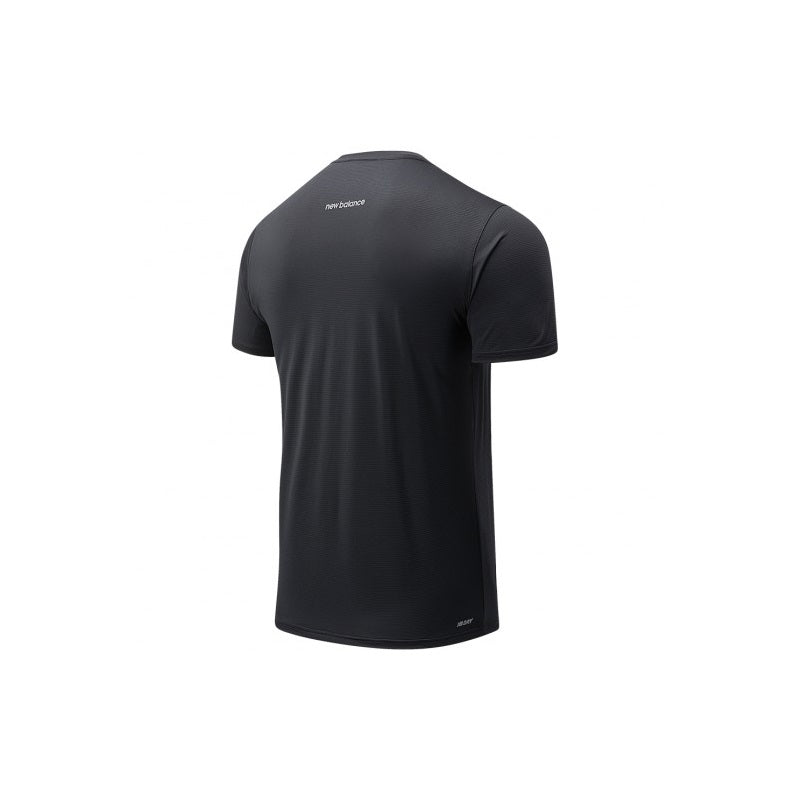 Camiseta Deportiva Hombre Negra Marca NEWBALANCE
