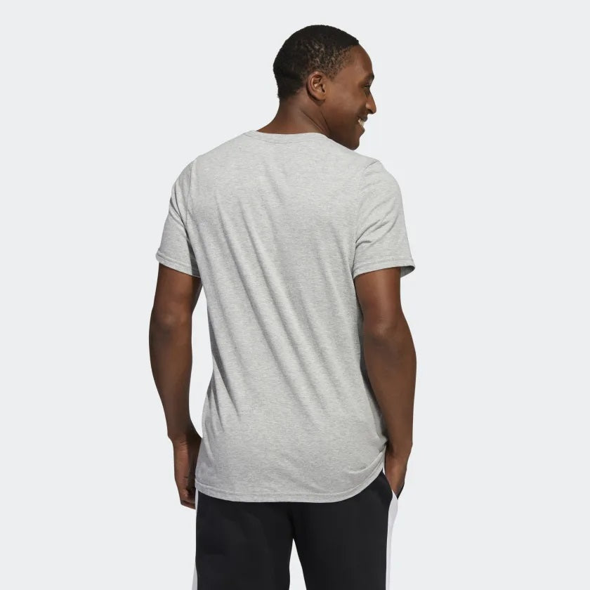 Camiseta de Hombre Gris Marca ADIDAS