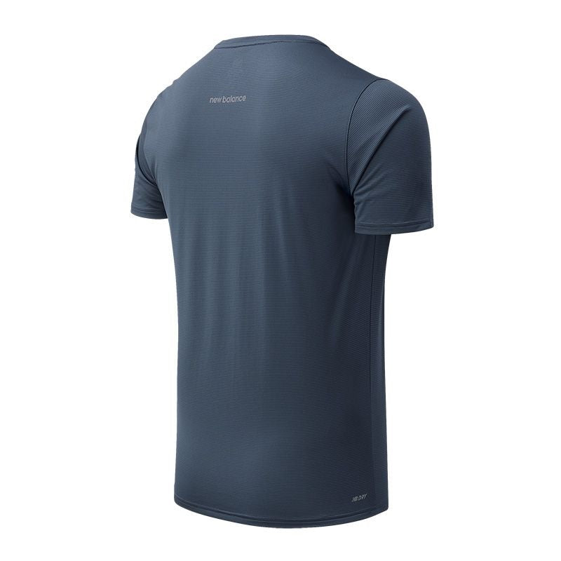 Camiseta Deportiva Hombre Azul Marca NEWBALANCE