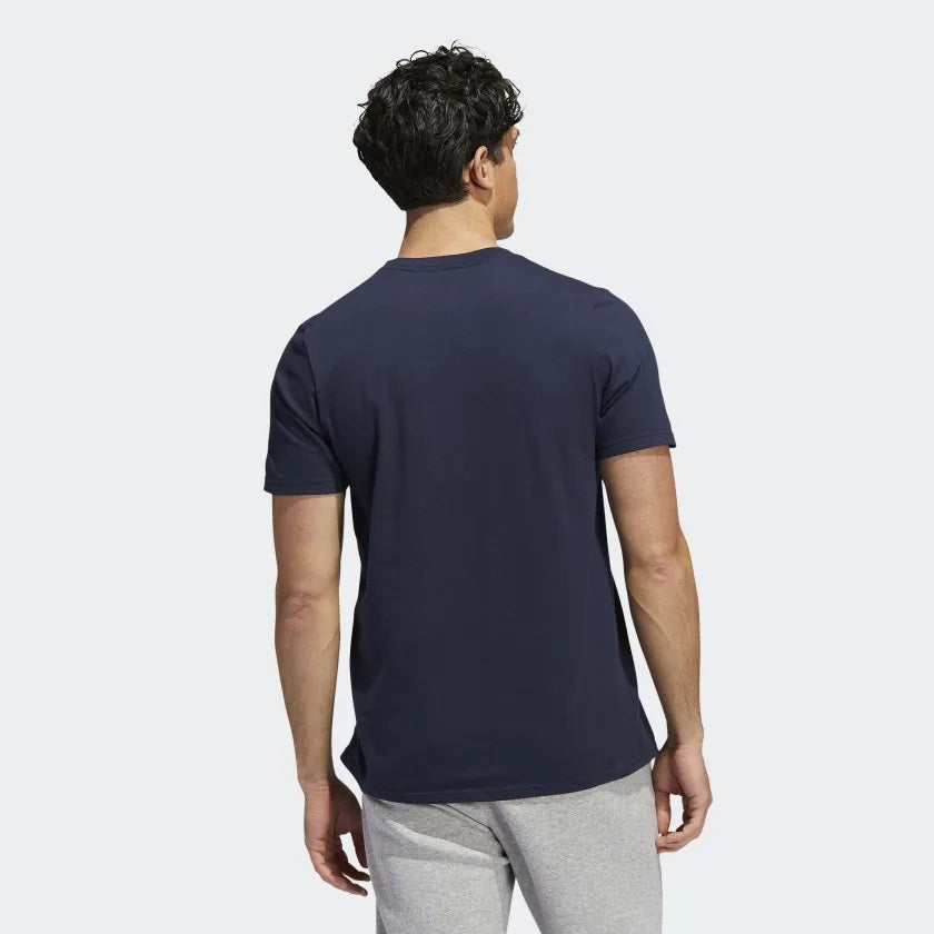 Camiseta de Hombre Azul Marca ADIDAS