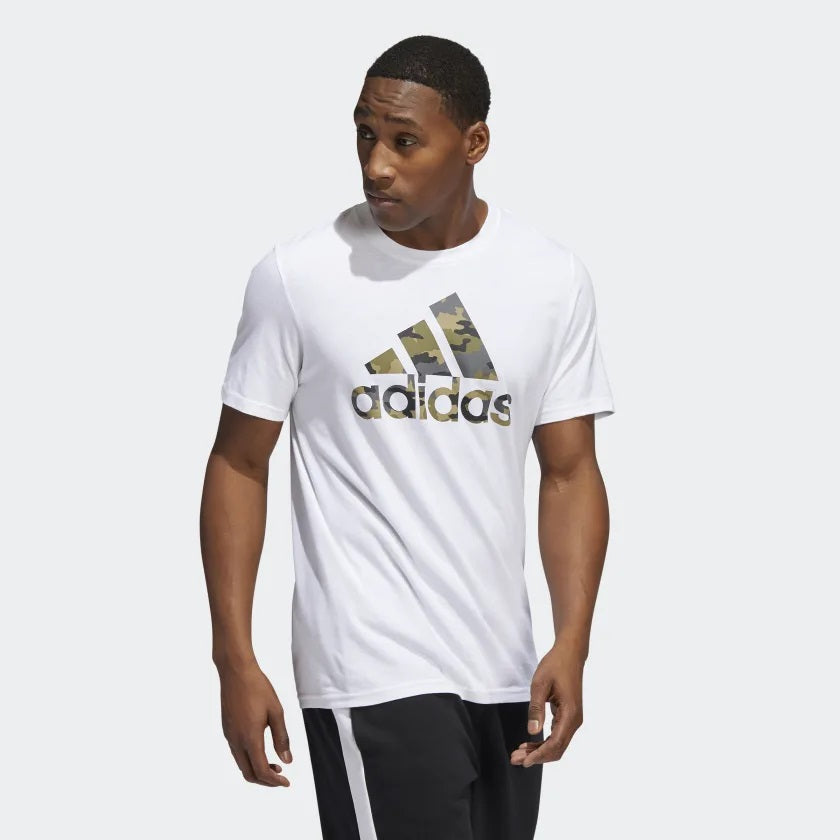 Camiseta de Hombre Blanca Marca ADIDAS