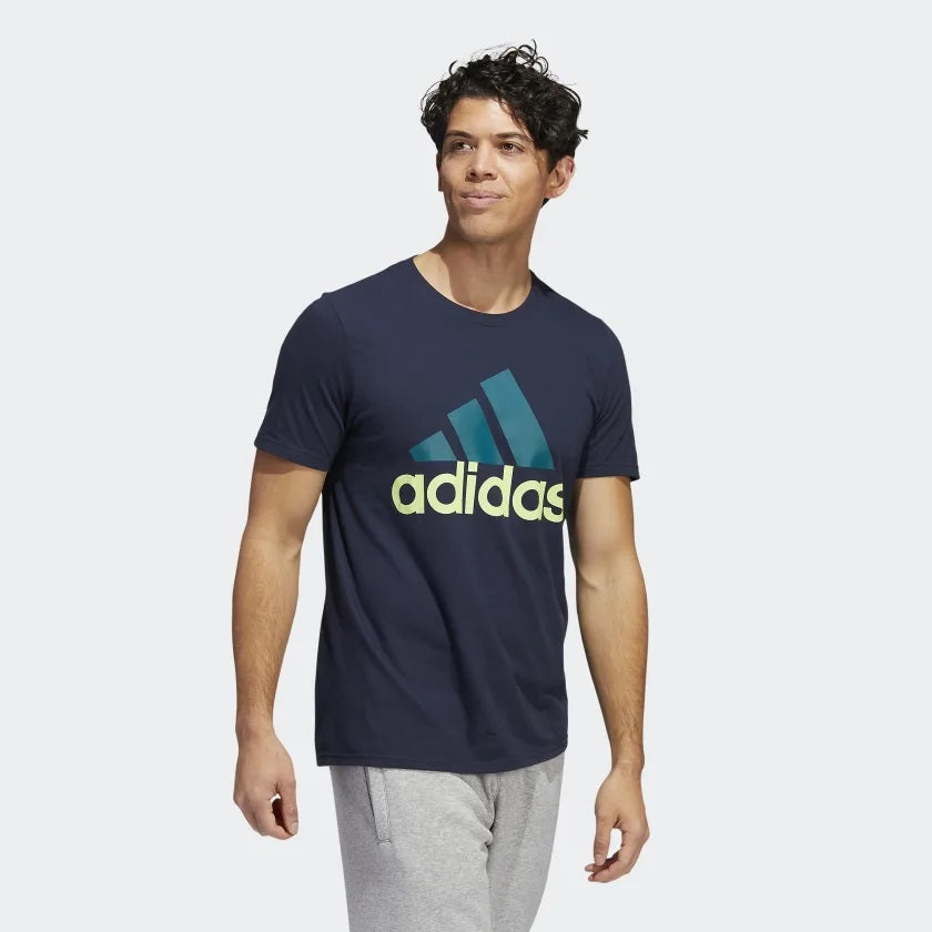 Camiseta de Hombre Azul Marca ADIDAS