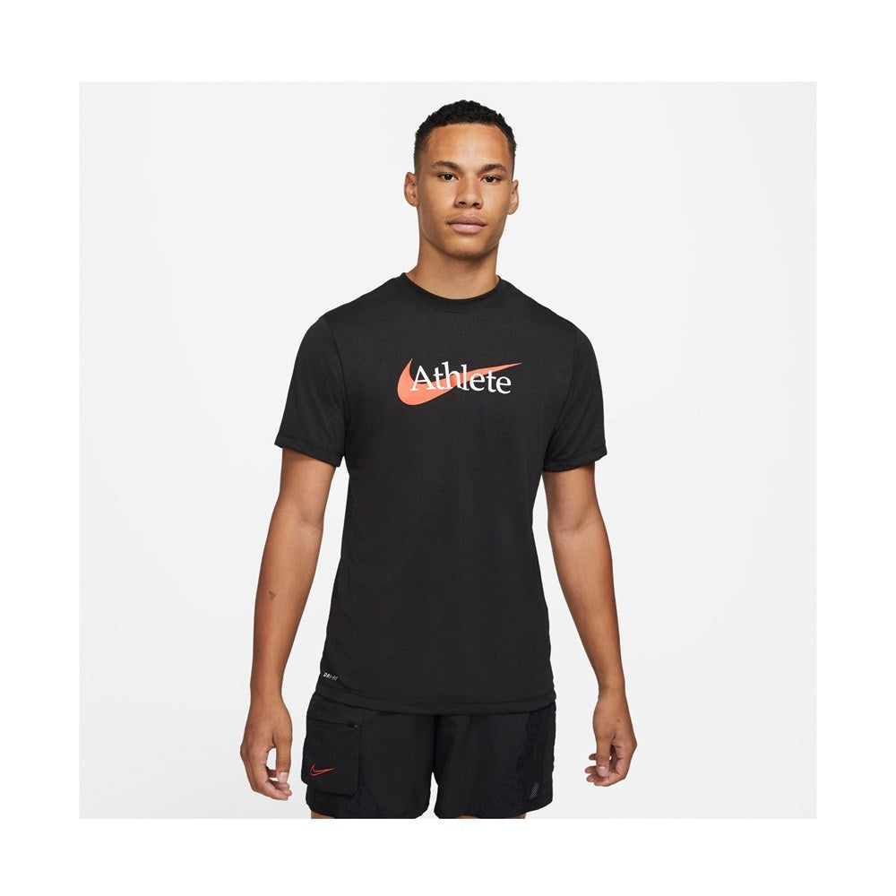 Camiseta de Hombre Deportiva Negra Marca NIKE