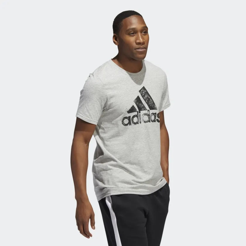 Camiseta de Hombre Gris Marca ADIDAS