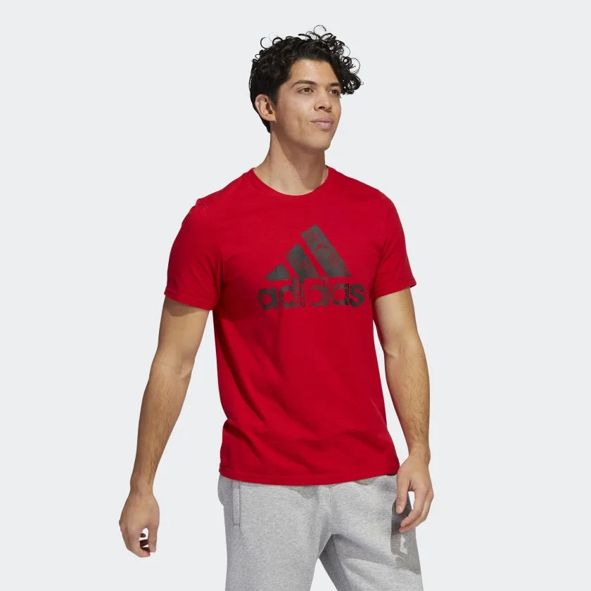 Camiseta de Hombre Roja Marca ADIDAS