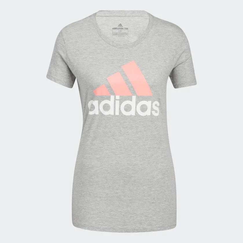 Camiseta De Dama Deportiva Color Gris | Marca ADIDAS