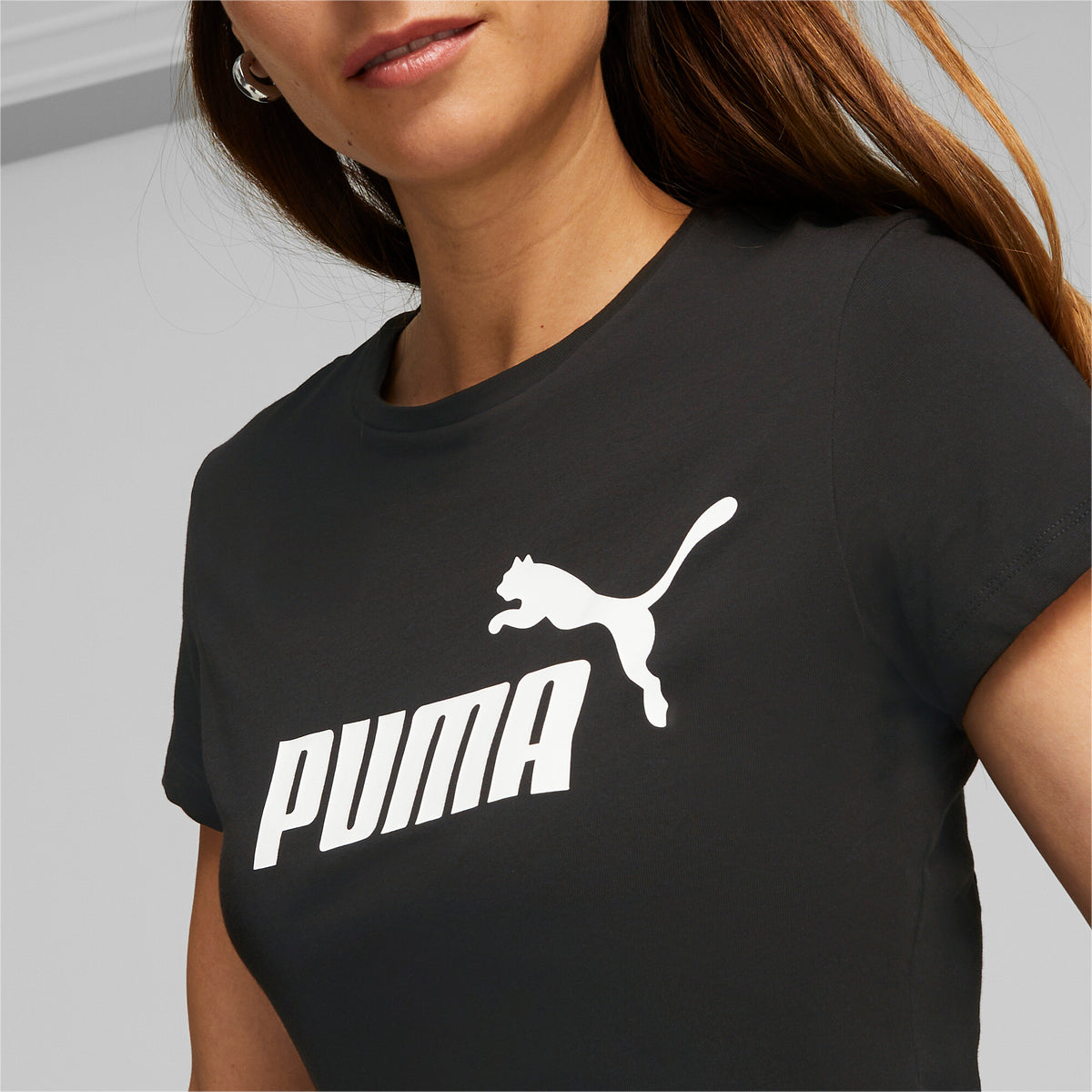 Camiseta Ess Logo Tee De Dama Marca Puma