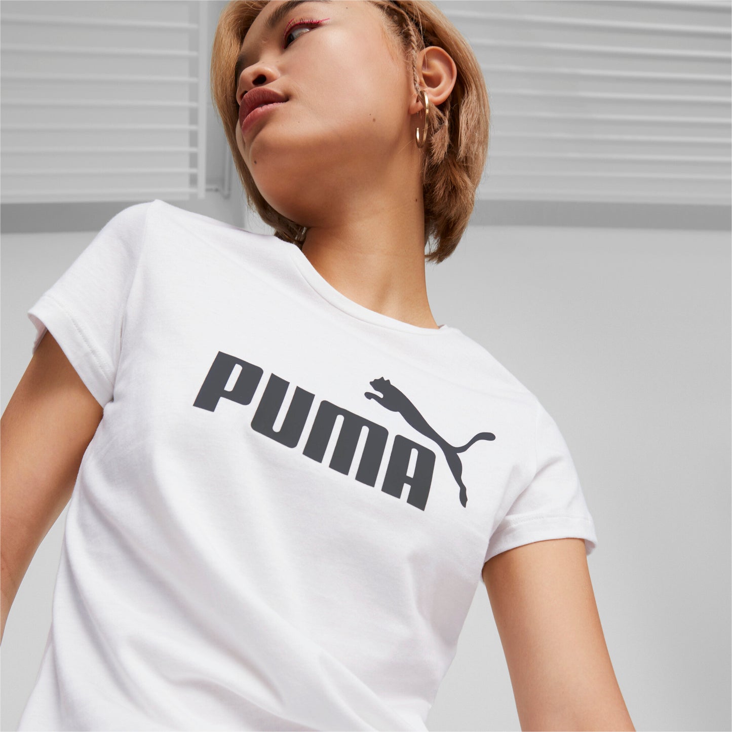 Camiseta Ess Logo Tee De Dama Marca Puma