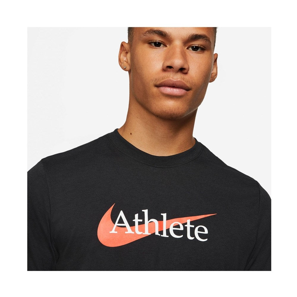 Camiseta de Hombre Deportiva Negra Marca NIKE