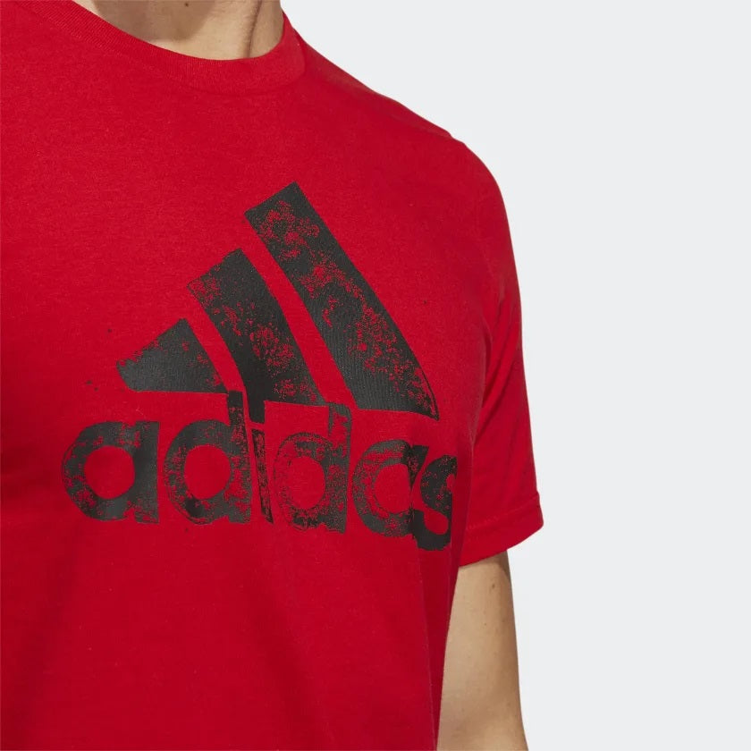 Camiseta de Hombre Roja Marca ADIDAS