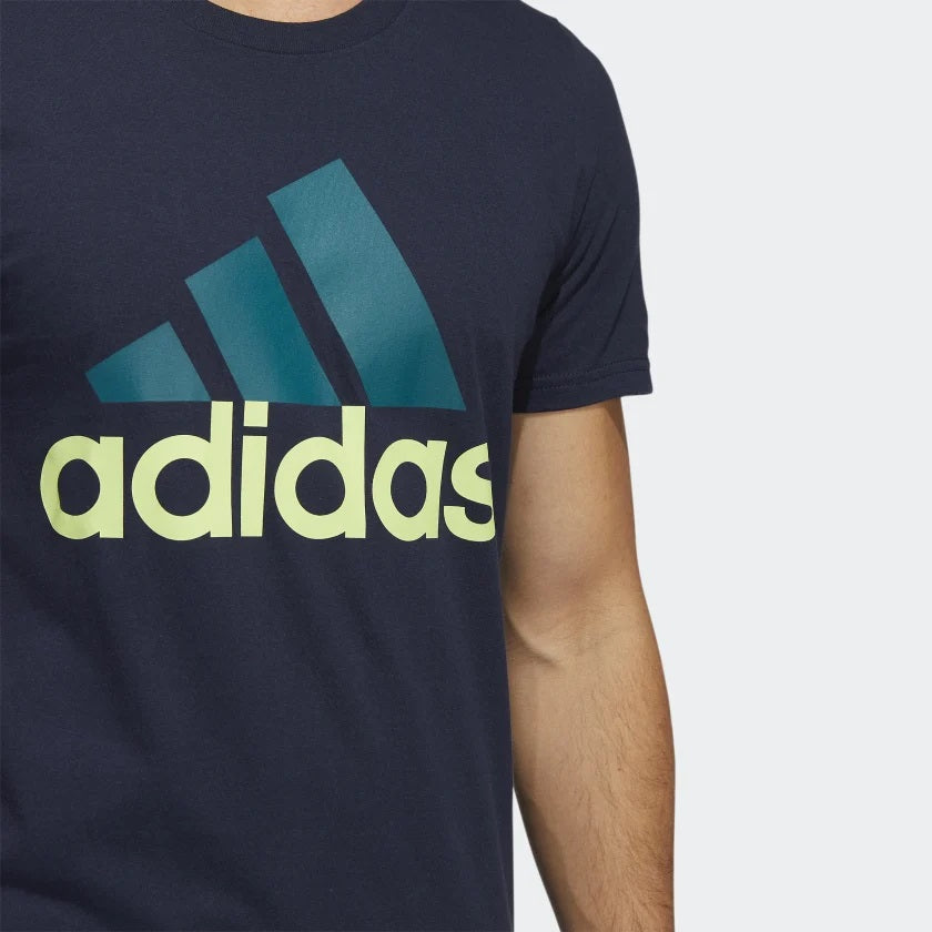 Camiseta de Hombre Azul Marca ADIDAS