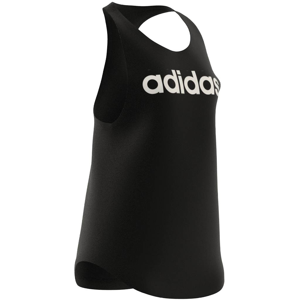 Playera Sin Mangas Essentials Logo Holgado