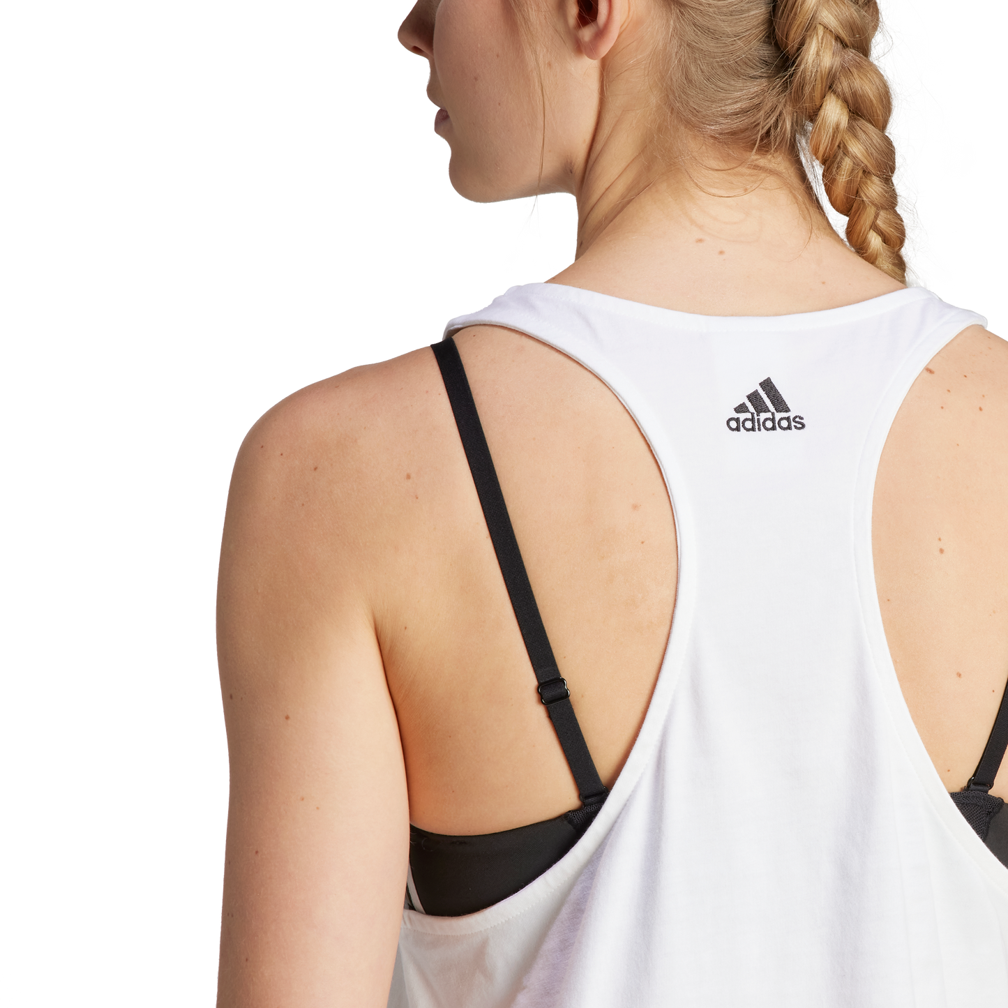 Playera Sin Mangas Essentials Logo Holgado Marca Adidas