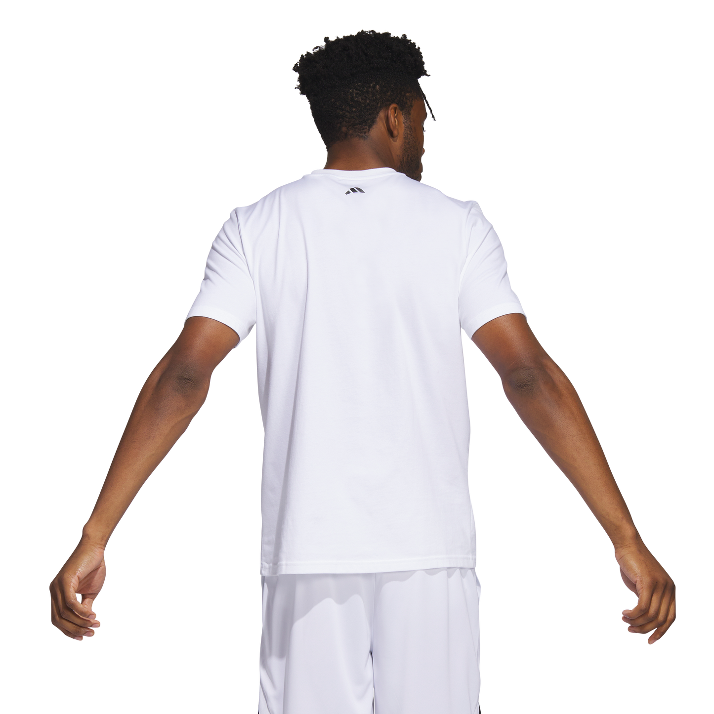 Camiseta Con Grafico Chain Net Basketbaall De Hombre Marca Adidas