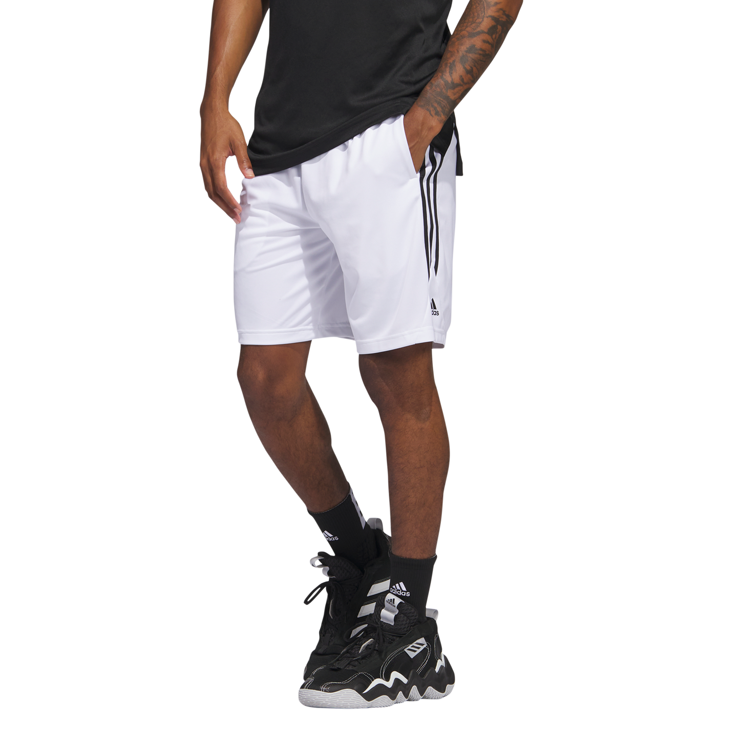 Short De Baloncesto Legends 3-Stripes Marca Adidas