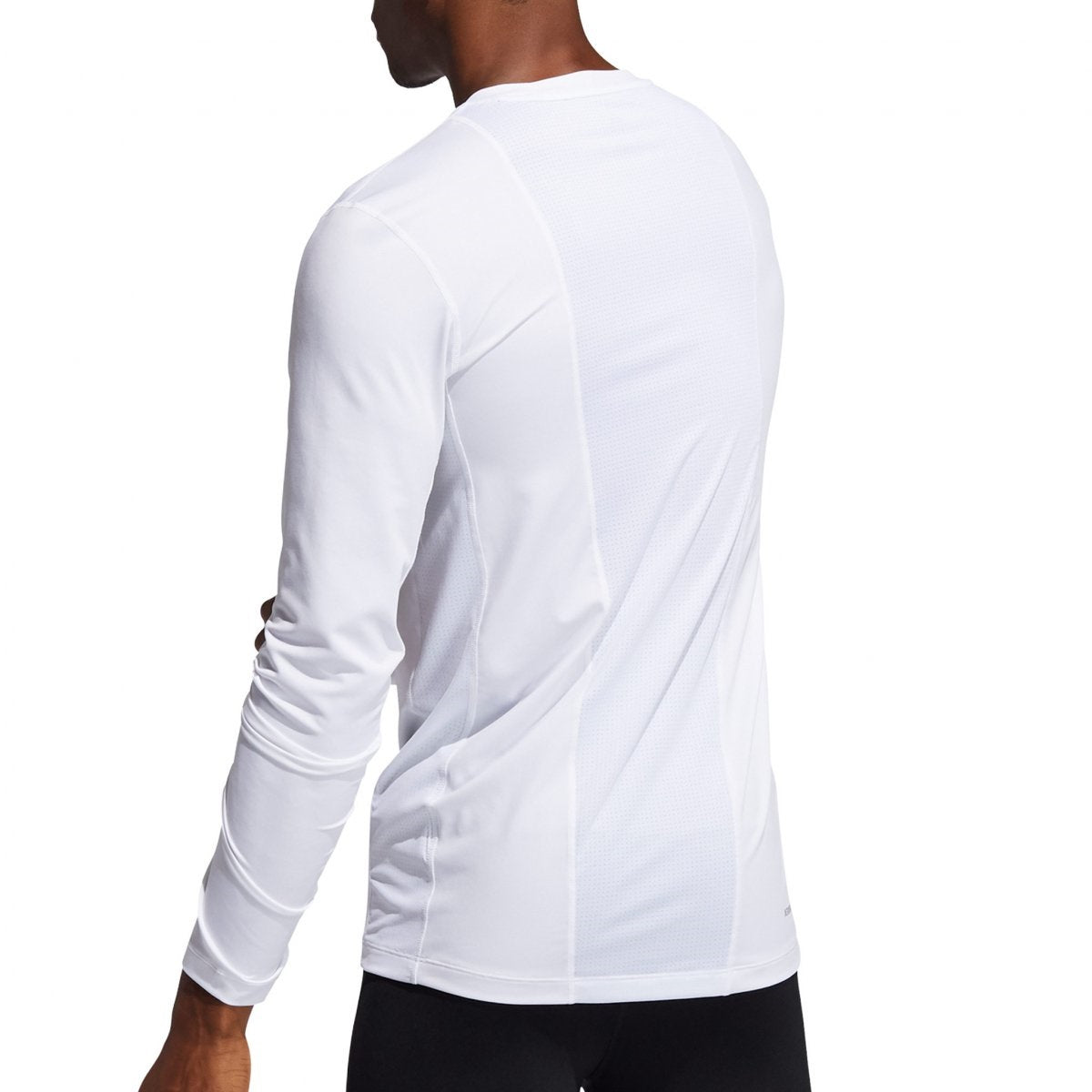 Camiseta Manga Larga de Hombre Blanca Marca ADIDAS