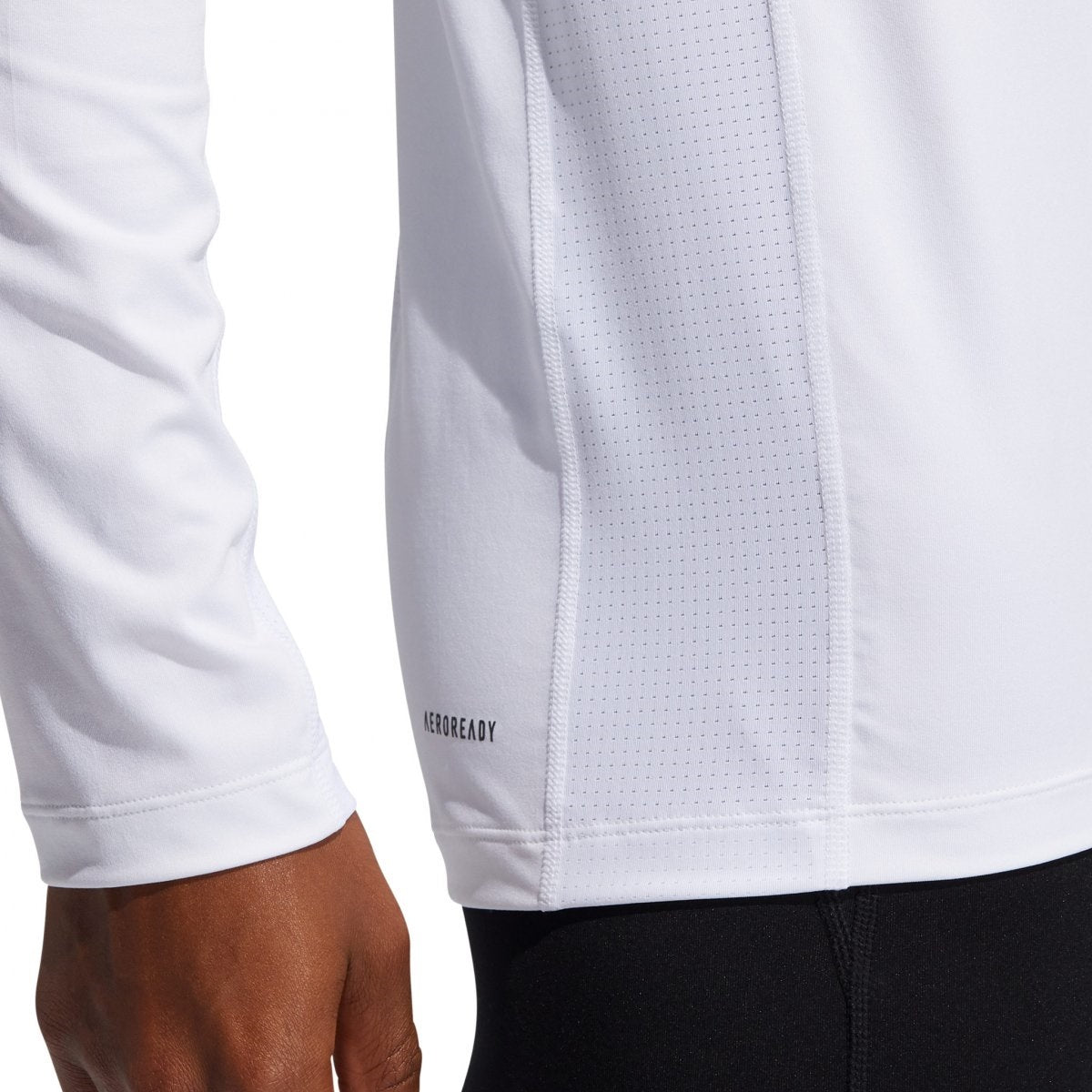 Camiseta Manga Larga de Hombre Blanca Marca ADIDAS