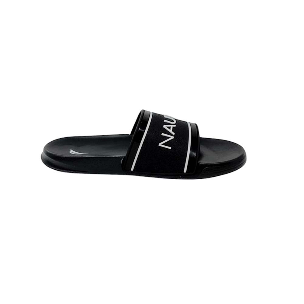 Chancletas Nautica Cortlan de Hombre color Negro