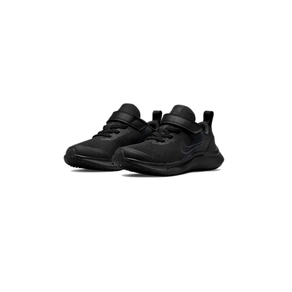 Zapatilla NIKE Star Runner 3 de Niño Color Negro Con Cierre de Velcro y Cordon