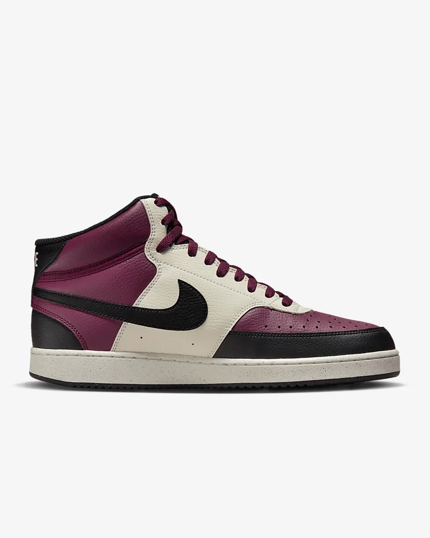 Zapatilla De Hombre Court Vision MID DK Beetroot | Marca NIKE
