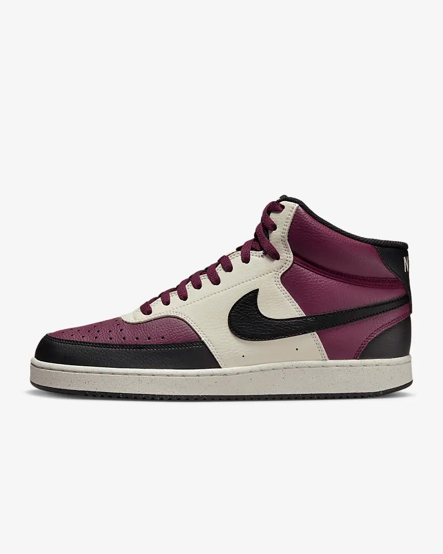Zapatilla De Hombre Court Vision MID DK Beetroot | Marca NIKE