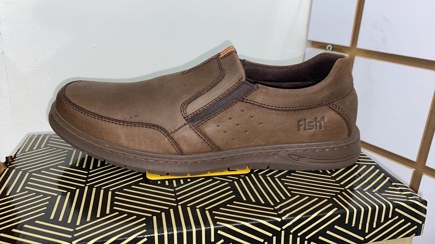 Zapato De Hombre Color Coffe | Marca Fish