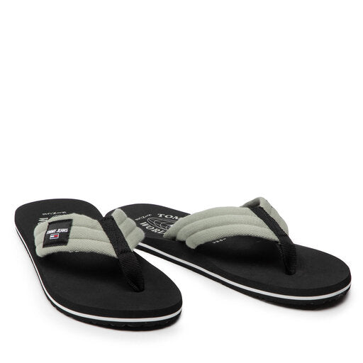 Chancleta Tommy Hilfiger de Hombre Color Gris