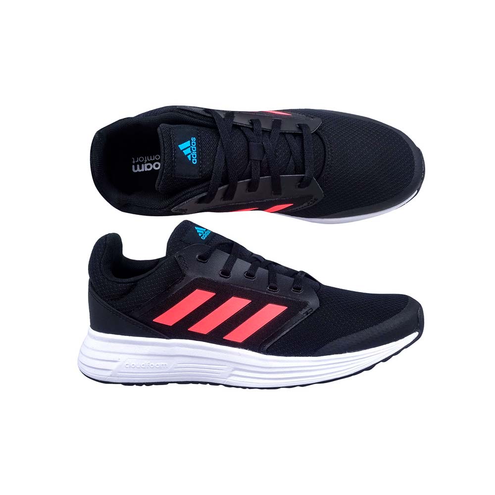 Zapatilla Adidas Galaxy 5 de Hombre color Negro y rayas Rosa