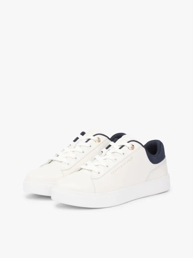 TOMMY HILFIGER CASUAL CUPSOLE SNEAK ECRU-SPAC