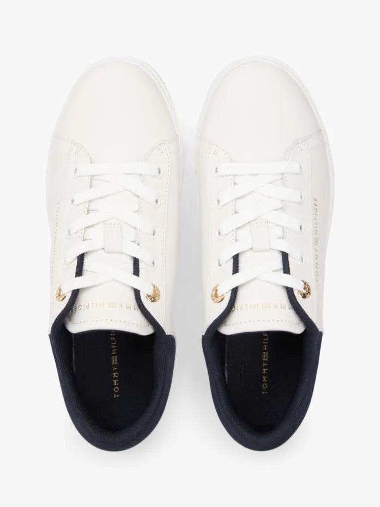 TOMMY HILFIGER CASUAL CUPSOLE SNEAK ECRU-SPAC