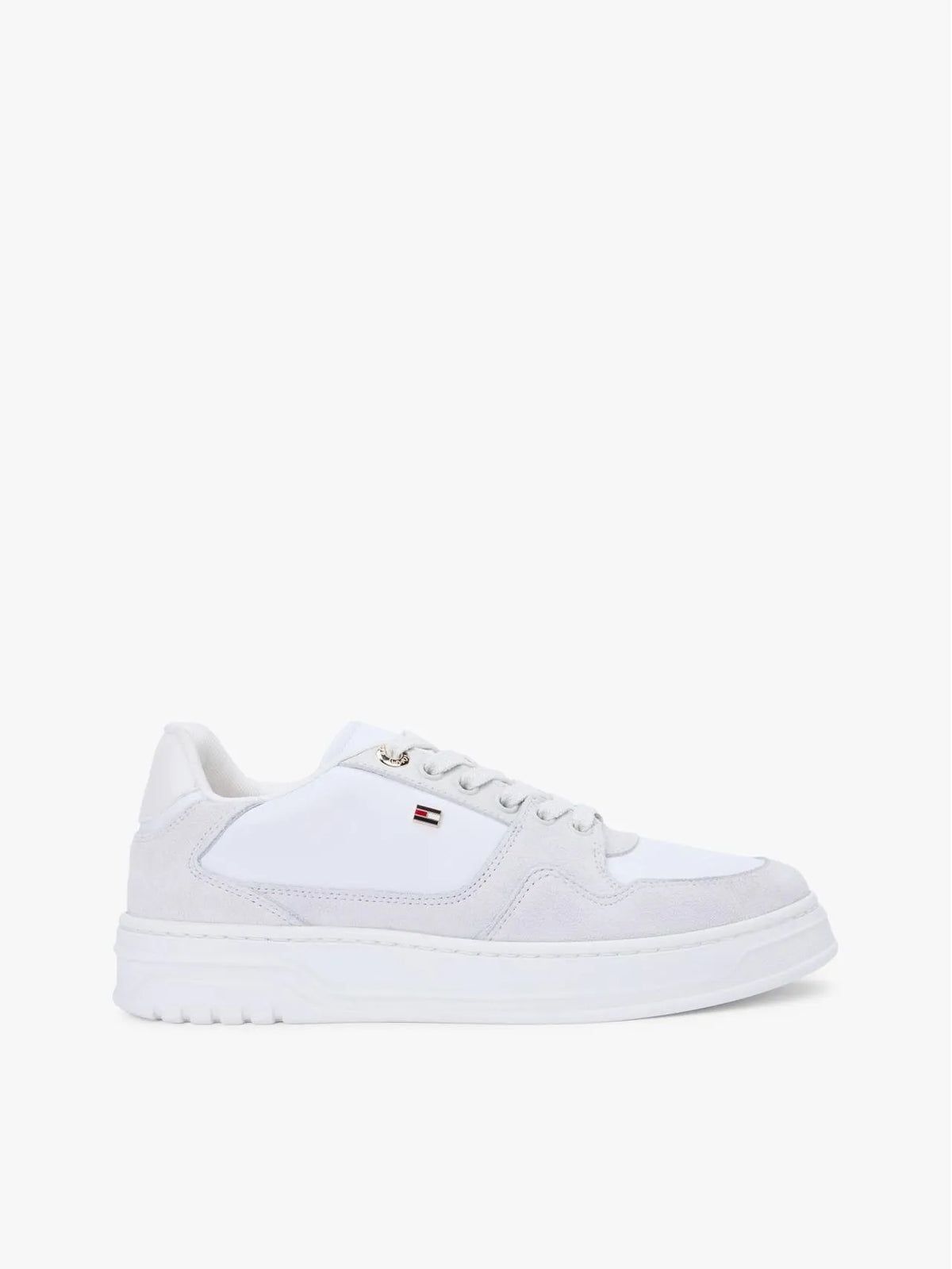 TOMMY HILFIGER TH COURT SNEAKER LEA WHITE