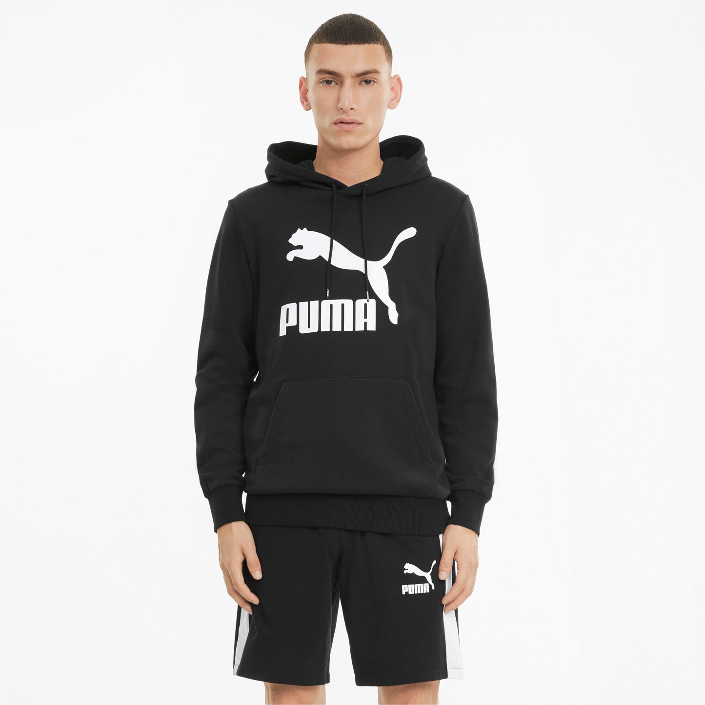 Jacket Classics Logo Hoddie TR De Hombre Marca Puma