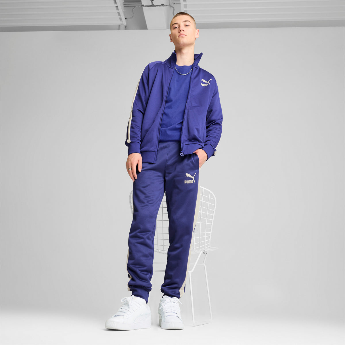 T7 ICONIC TRACK JACKET (S) PT / SL