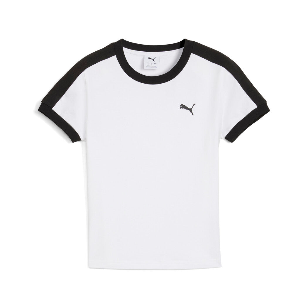 PUMA T7 SLIM TEE WHITE