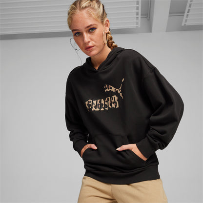 PUMA ABRIGO CON CAPUCHA DAMA LOGO PRINT