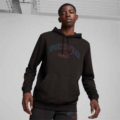 PUMA ABRIGO CON CAPUCHA ESS + LOGO DAMA