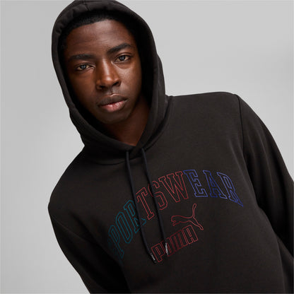 PUMA ABRIGO CON CAPUCHA ESS + LOGO DAMA