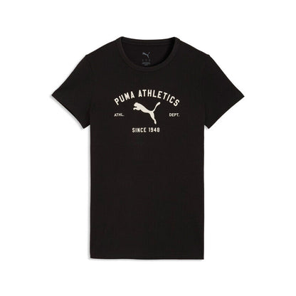 PUMA ESS ELEVATED COMFORT LOGO TEE W