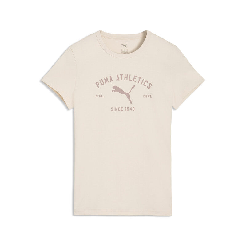 PUMA ESS ELEVATED COMFORT LOGO TEE W