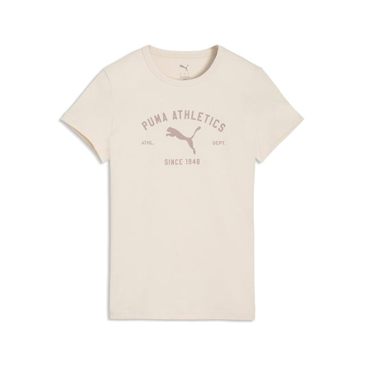 PUMA ESS ELEVATED COMFORT LOGO TEE W